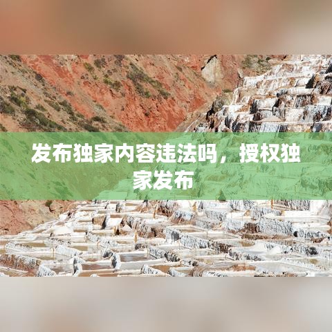 发布独家内容违法吗，授权独家发布 