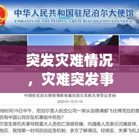 突发灾难情况，灾难突发事件 