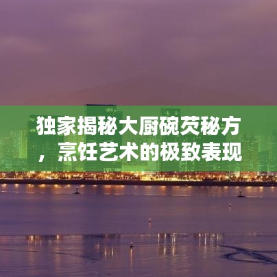 独家揭秘大厨碗芡秘方，烹饪艺术的极致表现