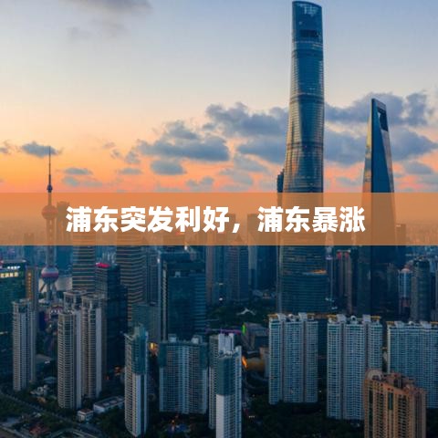 浦东突发利好，浦东暴涨 