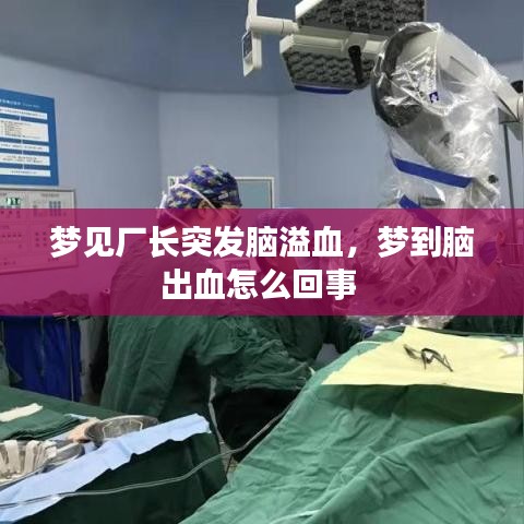 梦见厂长突发脑溢血，梦到脑出血怎么回事 