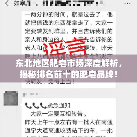 东北地区肥皂市场深度解析，揭秘排名前十的肥皂品牌！