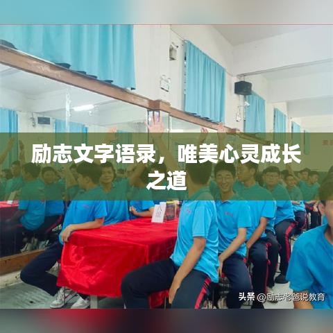 励志文字语录，唯美心灵成长之道