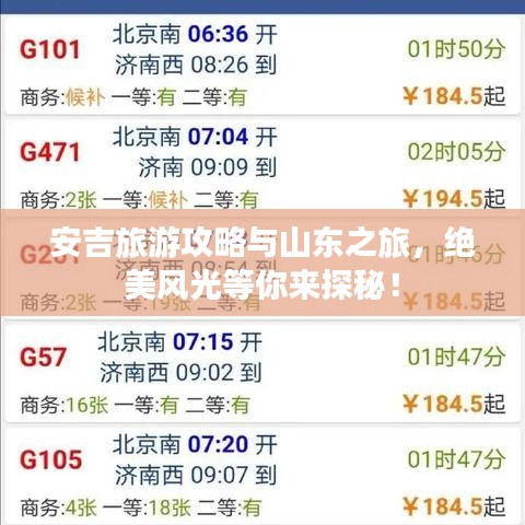 安吉旅游攻略与山东之旅，绝美风光等你来探秘！
