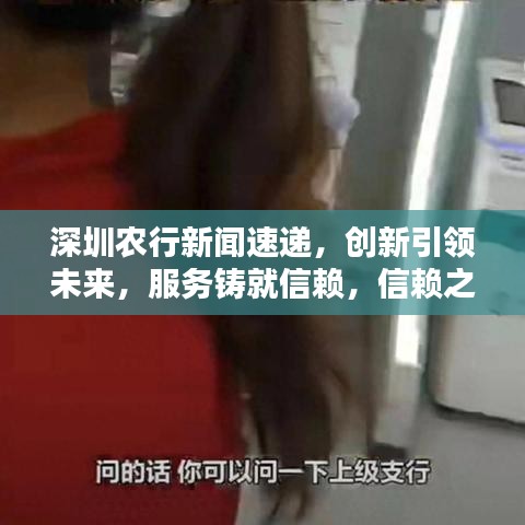 深圳农行新闻速递，创新引领未来，服务铸就信赖，信赖之选