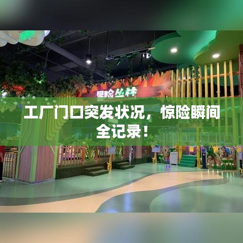 工厂门口突发状况，惊险瞬间全记录！