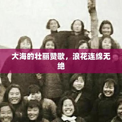大海的壮丽赞歌，浪花连绵无绝
